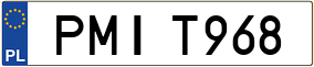 Truck License Plate